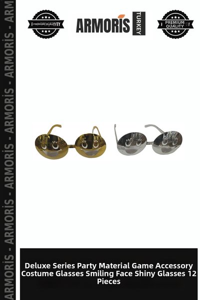 Armoris Delux Series Party Material Game Accessory Costume Glasses Smiling Fa...