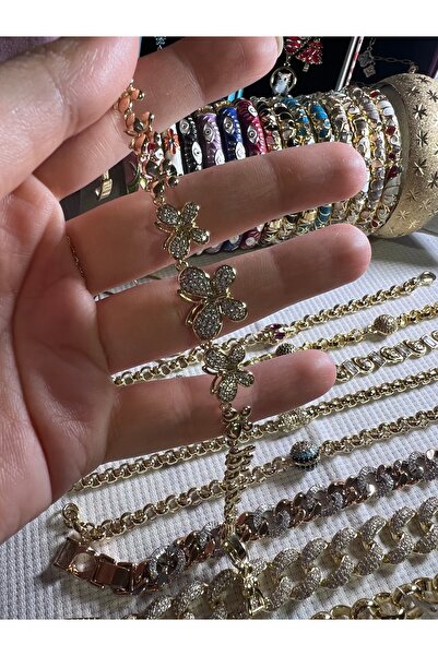 Haziran Accessories, Stoned Steel & Xuping Women's Bracelet