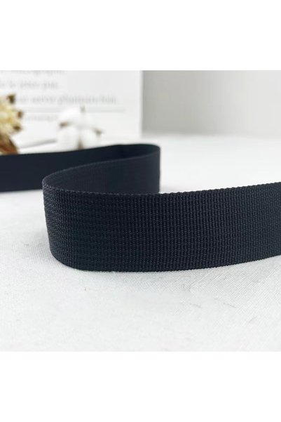 Choice Black 2.5cm 10M Black Nylon Webbing American Patterned Woven Belt Safe...