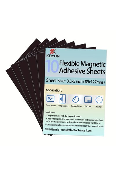 Choice 3.5x5 Inch 10 PCS 10 PCS 16Mil 3.5x5 Inch 89x127mm Self Adhesive Magne...