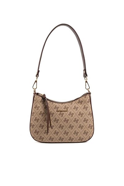 Silver Polo Koyubej - Brown Monogram Women's Shoulder Bag Sp1259