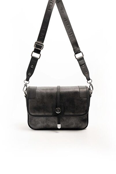 Silver Polo M.Silver - Black Honeycomb Women's Crossbody Bag Sp1182