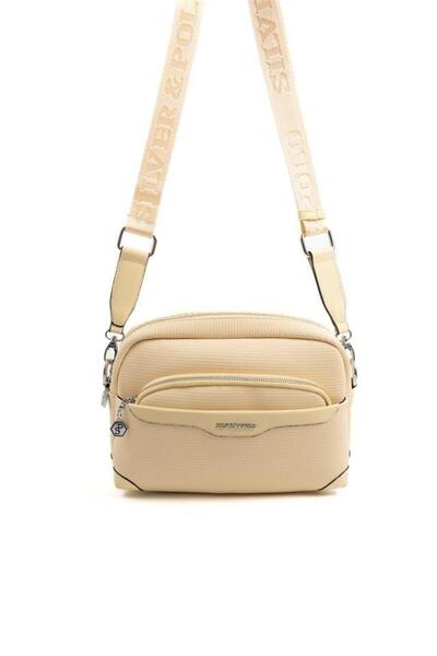 Silver Polo Yellow - Yellow Honeycomb Women's Crossbody Bag Sp1201