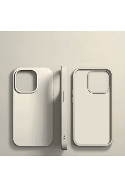 Choice غطاء هاتف فاخر من السيليكون السائل باللون الأبيض لهاتف iPhone 12 Pro M...