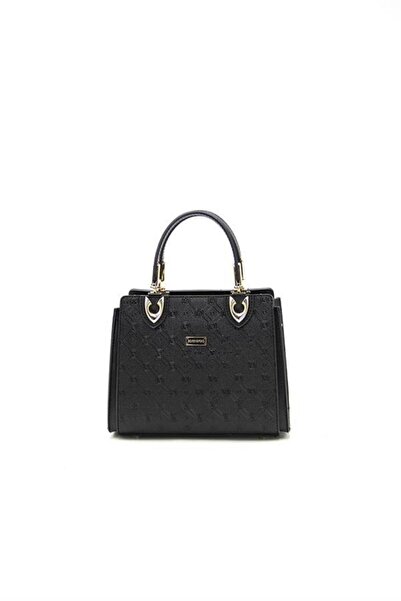 Silver Polo Черно - Черна дамска чанта SP1133