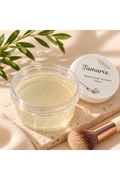 Tamarix natural Makyaj Fırçası Temizleme Sabunu 120 gr & Kabak Lifi Yüz Peelingi