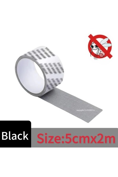 Choice8 1pcs black Window Screen Tape Anti-mosquito Screen Repair Subsidy Doo...
