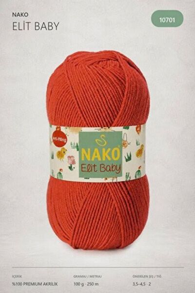 hobi dünyası evim 1 брой Прежда за ръчно плетене Nako Elit Baby, 100 грама, 2...
