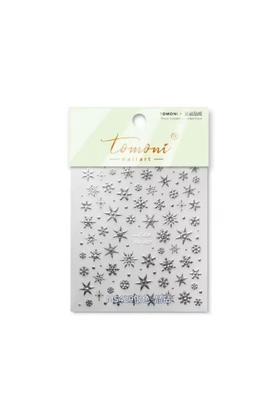 Choice 1pcs MS429-silver 5D Laser Winter Snowflake Christmas Shiny Rhinestone...