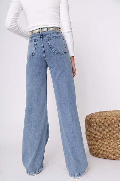 beeke Marina Casual High Waist Lycra Casual Leg Denim Jeans Jeans