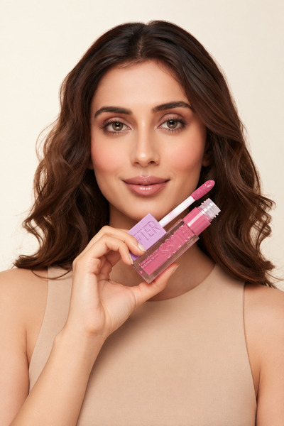 Warda Beauty Lifter Gloss Lip Gloss with Hyaluronic Acid, Hydrating High Shin...