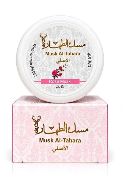 MUSK AL TAHARA Rose's Fresh and Floral Rose Musk Lotion Cream 100ml Soft and Elegant