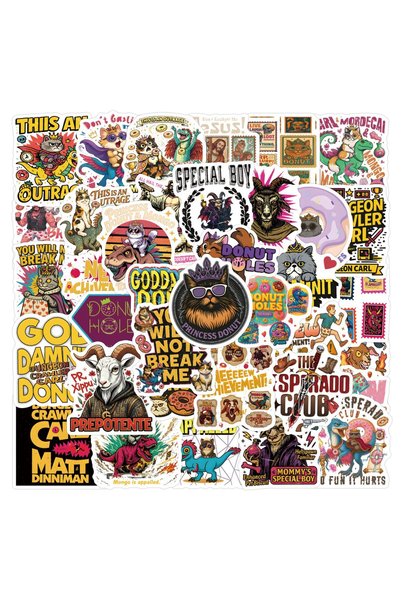 Choice1 100Pcs 50Pcs Dungeon Crawler Carl Stickers Vinyl Waterproof for Lapto...