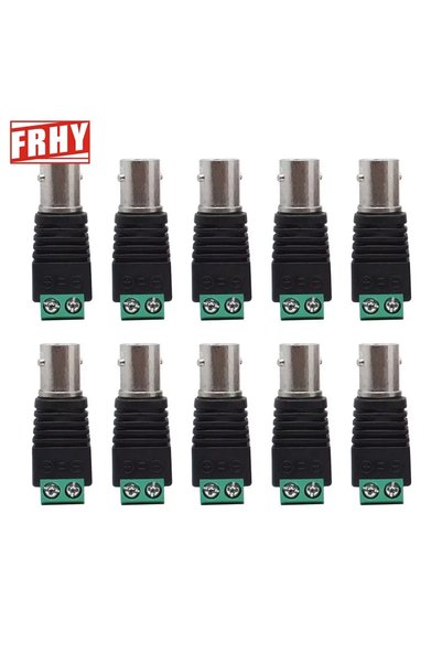 Choice1 Male 10 PCS BNC screw Female 10pcs BNC Male Balun Converter, Cat5 to ...