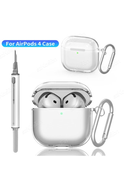 Choice Transparent Transparent Case for AirPods 5 & 4 Earphone Soft TPU Clear...