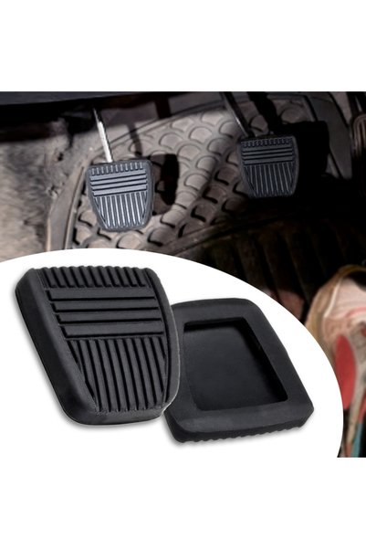 Choice 2Pcs Rubber Brake Clutch Foot Pedal Pad Cover 31321-14020 31321-14010 ...