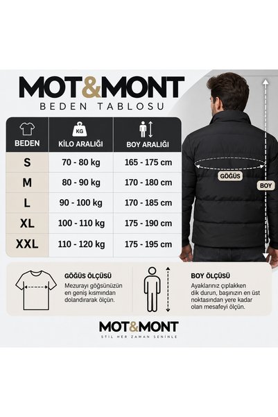 MOT&MONT Men's (Safari) Bondet Fabric Plush Detailed Sleeve Closure Snap Button Water and Wind Resistant Winter Coat Jacket =1 Size Small Prefered