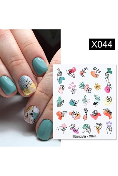 tırnakmania Su transferli nail art sticker X044 (50127-2)
