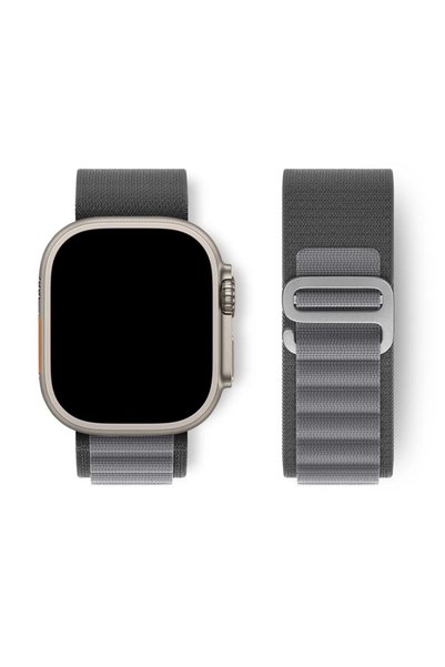 Choice7 42mm-44mm-45mm-49mm Dark gray 21 Alpine Loop for apple watch band ult...