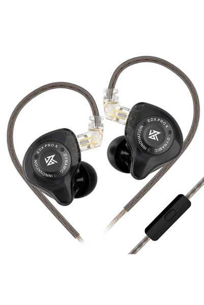 Choice4 Black MIC KZ Dynamic Drive Earphone HIFI Bass Earbud DJ Sport Music C...