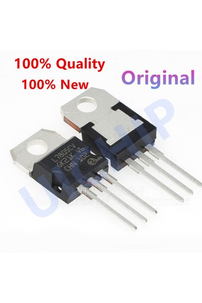 Choice 5 قطع 5/10/20 قطعة LM7805 L7805CV 7805 منظم الجهد ICs 5V 1.5A LDO REG ...