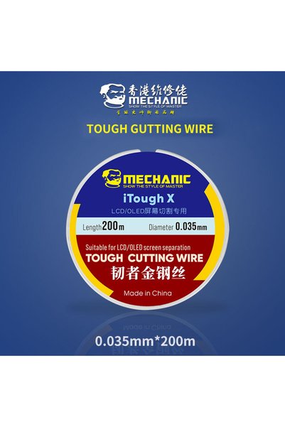 Choice6 سلك قطع فولاذي خاص عالي الصلابة من شركة MECHANIC، بقطر 0.035 مم، لفصل...