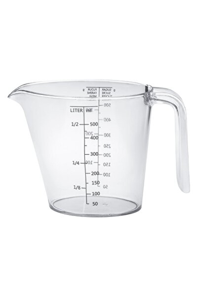 OEM Cana de Masurare din Plastic Transparent 500ml - Cani, Bucatarie