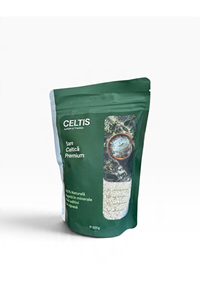 celtis Sare Celtică Premium 500 g – 100% Naturală, Bogata in Minerale, Origin...