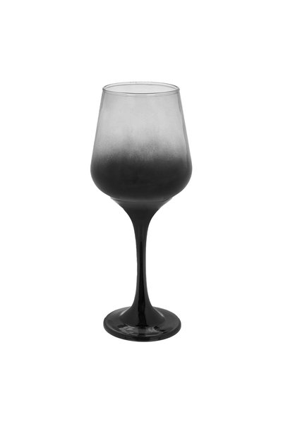 OEM Pahar din Sticla Neagra "Smoke" cu Picior pentru Vin 410ml - Pahare, Buca...