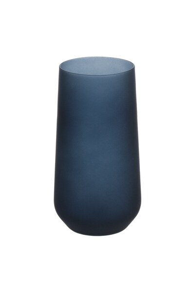 OEM Pahar Inalt din Sticla Albastra Mata "Sapphire" 500ml - Pahare Mate Albas...