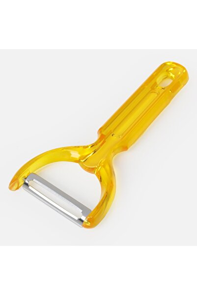 OEM Dispozitiv de Curatat Legume din Plastic Galben 15cm - Cutite Decojit Fru...