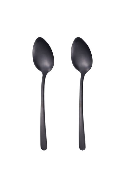 OEM Linguri din Otel Inoxidabil Negru "Black" 21cm - 2buc - Tacamuri Metalice...