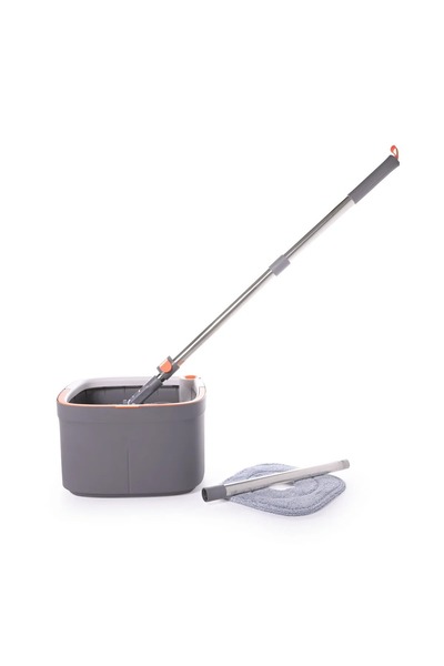 Generic Mop Bucket 360° Rotating Floor Mop with Square Bucket, 2 Pcs Highly A...