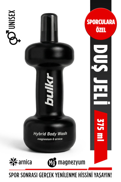 Bulkr Magnezyumlu Hybrid Sporcu Duş Jeli 3 in 1 Saç Vücut Yüz Unisex