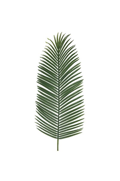 OEM Ramura artificiala palmier 113cm frunze decorative verde inchis casa