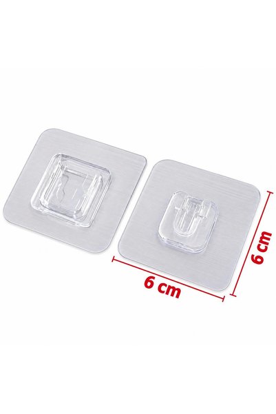 jetfast 5 Pairs Adhesive Snap Clip Ware Painting Picture Wall Bathroom Fixing Hanger Holder Hanger Hook