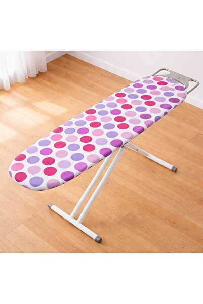 OEM Husa Masa de Calcat din Bumbac Alb cu Buline 140x50cm - Huse Mese, Organi...