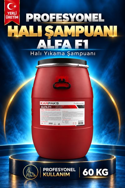 KARPAKS Alfa F1 Ultra Halı Yıkama Şampuanı 60kg