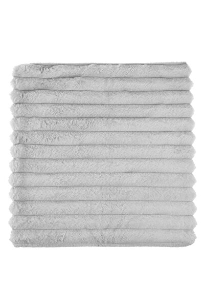 OEM Fata de Perna Decorativa de Iarna Flannel Gri 45x45cm - Fete Blana, Decor...