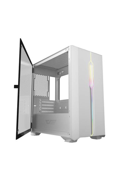 Dark Flash Carcasă PC Darkflash DLM23 LED (alb)