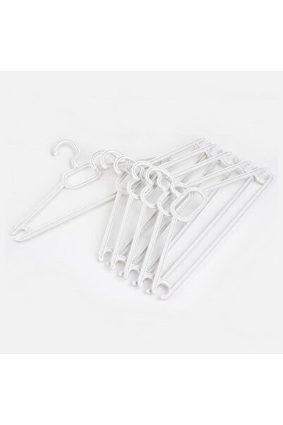 OEM Umerase Albe din Plastic 41x21cm - 6buc - Organizare-Curatare Casa