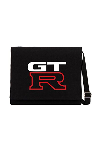 CrowsGate Nissan GTR logo crno platno Poštarska torba