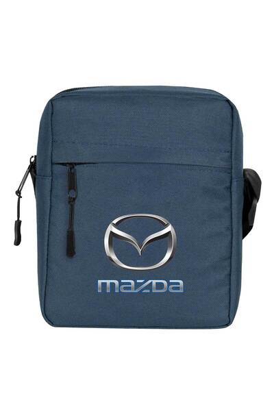 CrowsGate Geantă de umăr cu logo Mazda Culoare bleumarin