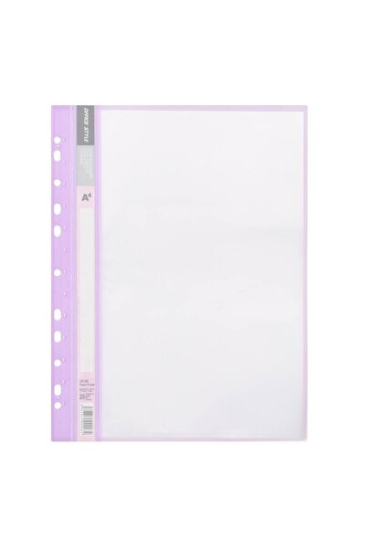 OEM Dosar Plastic A4 Mov Pastel cu 20 de Folii Transparente pentru Biblioraft