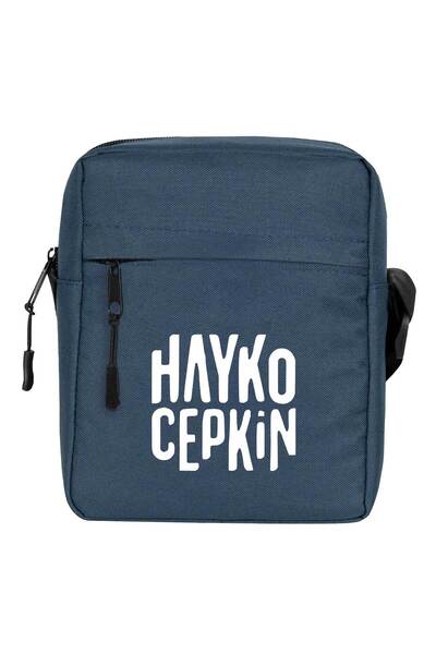 CrowsGate Geantă de umăr Hayko Cepkin Text Culoare bleumarin