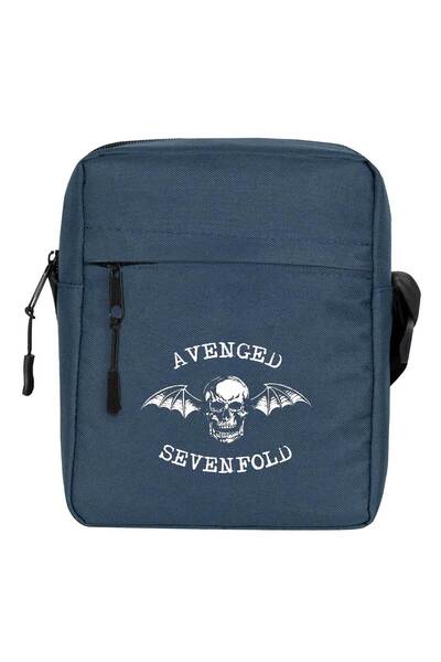 CrowsGate Geantă de umăr clasică Avenged Sevenfold Culoare bleumarin