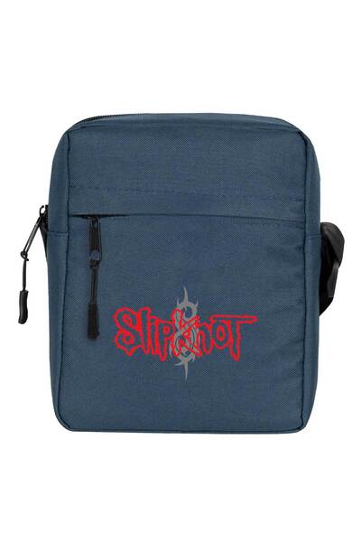 CrowsGate Geantă de umăr cu logo Slipknot Culoare bleumarin