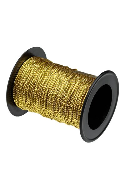 OEM Siret Decorativ Auriu 15m - Sireturi Panglici, Produse Petrecere