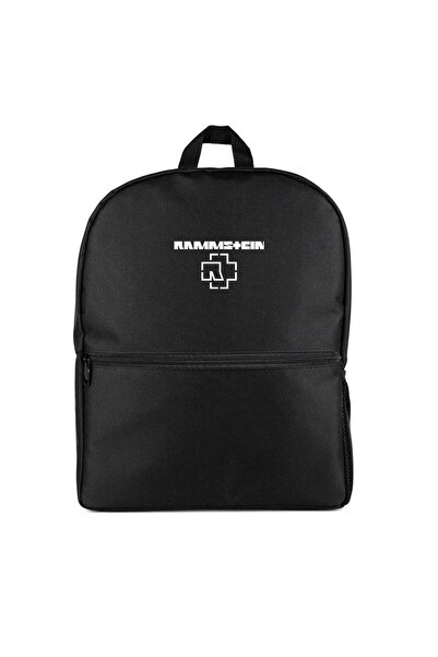 Generic Brand Rammstein Logo 2 Backpack Black Color