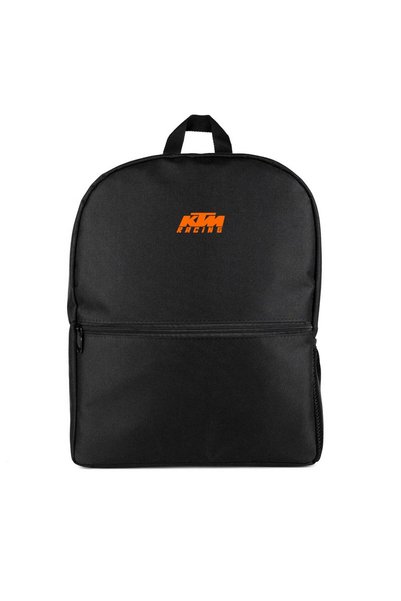 CrowsGate Ktm Racing Orange Logo Backpack Black Color